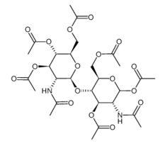 7284-18-6, Chitobiose octaacetate, CAS:7284-18-6