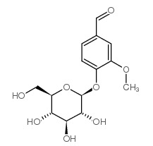494-08-6 ,Glucovanillin,4-(BETA-D-葡萄糖基) -3-甲氧基苯甲醛, CAS: 494-08-6 