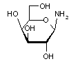6318-23-6, β-D-galactopyranosyl amine, CAS: 6318-23-6