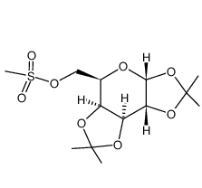 4148-55-4 ,1,2:3,4-Di-O-isopropylidene-6-O-mesyl-a-D-galactopyranose, CAS:4148-55-4