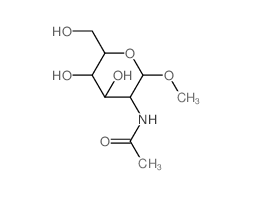6082-04-8 ,甲基-2-乙酰氨基-2-脱氧-a-D-葡萄糖苷, CAS:6082-04-8