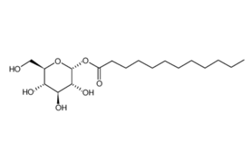 64395-91-1, 1-氧代十二烷基-α-D-葡萄糖苷, 1-Oxododecyl a-D-glucopyranoside, CAS:64395-91-1