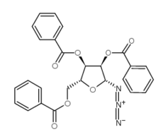 7408-41-5 ,2,3,5-三苯甲酰基-beta-D-呋喃核糖-1-叠氮化物, CAS:7408-41-5