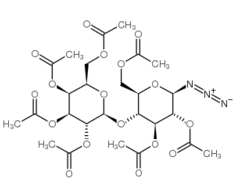 30854-62-7, Hepta-O-acetyl-b-lactosyl azide, CAS:30854-62-7
