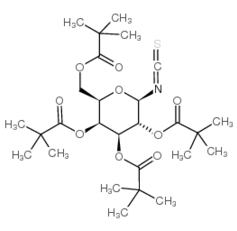 147948-52-5,  2,3,4,6-四-O-叔戊酰基-β-D-异硫氰酸吡喃半乳糖酯,CAS:147948-52-5