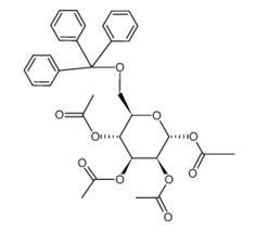 72691-30-6 , Tetra-O-acetyl-6-O-trityl-a-D-mannopyranose, CAS:72691-30-6