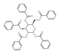 22415-91-4 ,  a-D-五苯甲酰基吡喃葡萄糖 , Alpha-D-glucopyranose pentabenzoate , CAS:22415-91-4