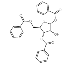 22224-41-5, 1,3,5-Tri-O-benzoyl-D-ribofuranose, CAS:22224-41-5