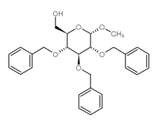 53008-65-4 ,Methyl 2,3,4-tri-O-benzyl-α-D-glucopyranoside, CAS:53008-65-4