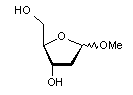 60134-26-1, Methyl 2-deoxy-D-ribofuranoside, CAS:60134-26-1