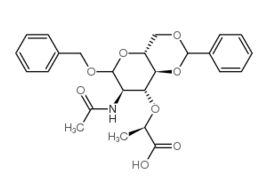 74842-55-0 , Benzyl 2-acetamido-4,6-O-benzylidene-2-deoxy-a-D-muramic acid, CAS:74842-55-0