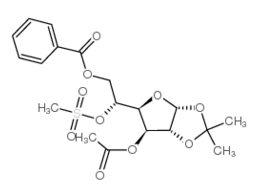 102029-58-3 , 3-O-乙酰基-6-O-苯甲酰基-5-O-甲磺酰基-1,2-O-异丙叉-alpha-呋喃葡萄糖, CAS:102029-58-3