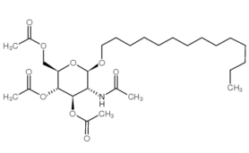 173725-25-2 , Tetradecyl 2-acetamido-2-deoxy-3,4,6-tri-O-acetyl-b-D-glucopyranoside, CAS:173725-25-2