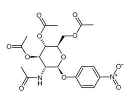 13089-27-5 , 4-Nitrophenyl 2-acetamido-3,4,6-tri-O-acetyl-2-deoxy-b-D-glucopyranoside, CAS:13089-27-5