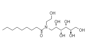 869653-90-7 ,1-脱氧-1-[(2-羟基乙基)(1-氧代壬基)氨基]-D-山梨糖醇, Nonanoyl-N-Hydroxyethylglucamide,HEGA-9