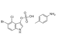 6581-23-3 ,  5-Bromo-4-chloro-3-indoxyl sulfate p-toluidine salt, X-Sulfate p-toluidine salt