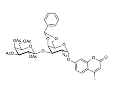 1147438-61-6, ,4-Methylumbelliferyl 2-azido-2-deoxy-3-O-(tetra-O-acetyl-b-D-galactopyranosyl)-4,6-O-benzylidene-a-D-galactopyranoside