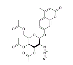 124167-43-7 , 4-Methylumbelliferyl 3,4,6-tri-O-acetyl-2-azido-2-deoxy-a-D-galactopyranoside; 4-Methyl-7-[(3,4,6-tri-O-acetyl-2-azido-2-deoxy-a-D-galactopyranosyl)oxy]-2H-1-benzopyran-2-one