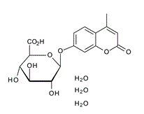 199329-67-4 ,4-甲基伞形酮-beta-d-葡萄糖醛酸苷,  MUG; 4-MU-b-D-GlcA; 4-Methylumbelliferyl b-D-glucuronide trihydrate