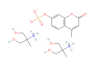 107475-10-5 , 	4-MUP-di(AMPD); 4-Methylumbelliferyl phosphate di-(2-amino-2-methyl-1,3-propanediol) salt