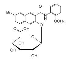 37-87-6 , Naphthol AS-BI-beta-D-glucuronic acid