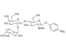 177855-99-1 , Fuc-a-1,2-Gal-b-1,4-GlcNAc-b-PNP; 4-Nitrophenyl 2-acetamido-2-deoxy-4-O-[2-O-(a-L-fucopyranosyl)-b-D-galactopyranosyl]-b-D-glucopyranoside