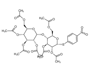 78006-49-2 , 4-Nitrophenyl hepta-O-acetyl-1-thio-b-lactoside
