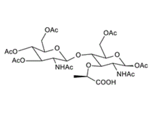 475502-13-7 , GlcNAc-1-b-4-MurNAc(OAc)5; N-Acetyl-4-O-[3,4,6-tri-O-acetyl-2-(acetylamino)-2-deoxy-b-D-glucopyranosyl]-Muramic Acid1,6-Diacetate 