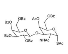 660391-80-0 ,  Acetyl 2-acetamido-4-O-acetyl-6-O-benzoyl-2-deoxy-3-O-(2,3,4,6-tetra-O-benzoyl-b-D-galactopyranosyl)-a-D-thiogalactopyranoside