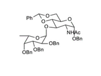 196941-73-8 , Benzyl 2-acetamido-3-O-(2,3,4-tri-O-benzyl-a-L-fucopyranosyl)-4,6-O-benzylidene-2-deoxy-a-D-glucopyranoside