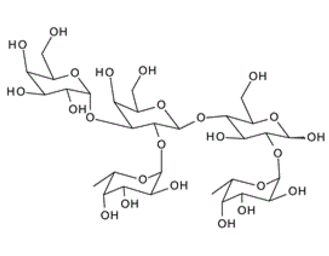 72468-43-0 , Gala1-3(Fuca1-2)Galb1-4(Fuca1-2)Glc ; Blood Group B pentasaccharide