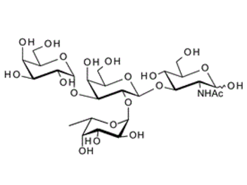 67673-41-0 , Gala1-3(Fuca1-2)Galb1-3GlcNAc ; Blood Group B type I tetrasaccharide