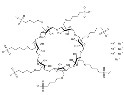 182410-00-0 , b-Cyclodextrin sulfobutyl ether sodium salt , Sodium sulphobutylether-b-cyclodextrin; SBECD; SBE4-b-CyD