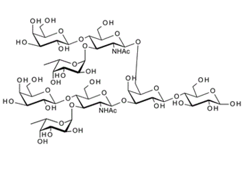 178555-60-7 , Difucosyllacto-N-neohexaose I , DFLNnH; Cluster Lewis x octasaccharide branched