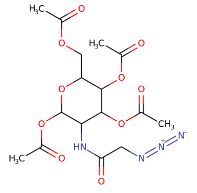 361154-30-5 ，1,3,4,6-Tetra-O-acetyl-N-azidoacetylmannosamine，ManNAz tetraacetate，CAS:361154-30-5