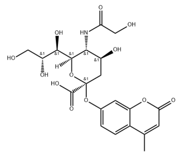 1434265-32-3 , 2'-(4-Methylumbelliferyl)-a-D-N-glycolylneuraminic acid,Cas:1434265-32-3
