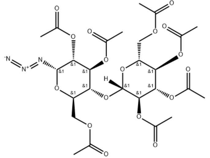 133321-47-8, 七乙酰基-1-脱氧-1-叠氮-alpha-D-纤维二糖, CAS:133321-47-8