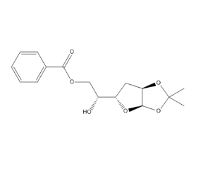 20720-46-1  , 6-O-Benzoyl-3-deoxy-1,2-O-isopropylidene-a-D-ribo-hexofuranose, CAS:20720-46-1