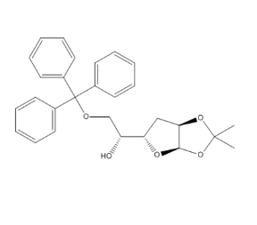 20720-48-3 , 3-Deoxy-1,2-O-isopropylidene-6-O-trityl-a-D-ribo-hexofuranose, CAS:20720-48-3