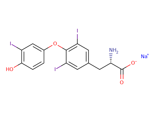 55-06-1, 三碘代甲状腺素钠盐, Liothyronine Sodium, CAS:55-06-1