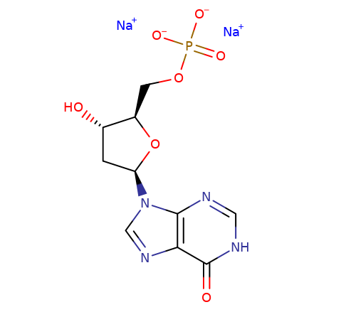 14999-52-1, 2'-Deoxyinosine 5'-monophosphate disodium salt, CAS:14999-52-1