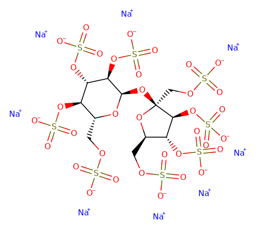 74135-10-7 , Sucrose octasulfate sodium salt, CAS:74135-10-7