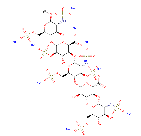 104993-28-4, 磺达肝癸钠, Fondaparinux, CAS:104993-28-4