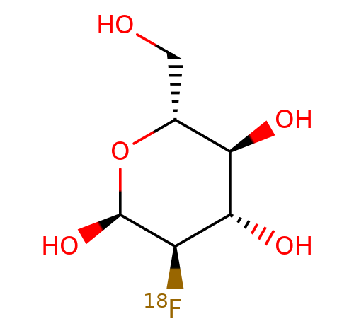 105851-17-0 , 2-(Fluoro-18F)-a-D-glucopyranose, Fludeoxyglucose (18F), CAS:105851-17-0
