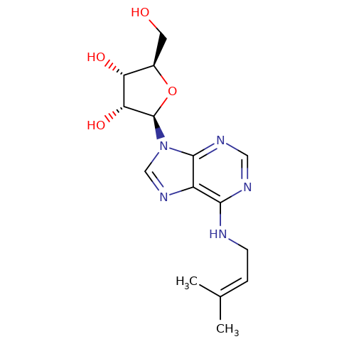 7724-76-7, 利波腺苷, Isopentenyladenosine , Riboprine, CAS:7724-76-7