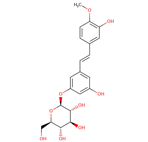 155-58-8 , Rhapontin, 土大黄苷, CAS: 155-58-8
