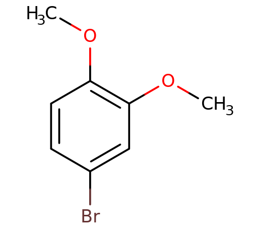 2859-78-1, 4-Bromoveratrole, 3,4-Dimethoxybromobenzene, CAS:2859-78-1