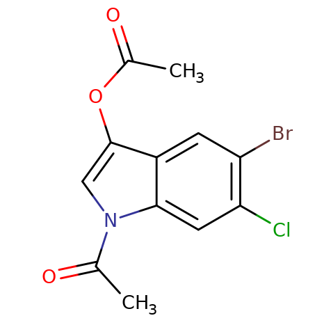 108847-96-7, 1-Acetyl-5-bromo-6-chloro-1H-indol-3-yl acetate , CAS:108847-96-7