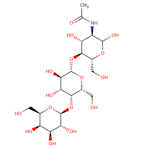 115114-32-4 , 4-O-b-D-Galactopyranosyl]-b-D-N-acetyllactosamine ; 2-Acetamido-2-deoxy-4-O-([4-O-b-D-galactopyranosyl]-b-D-galactopyranosyl)-D-glucopyranose