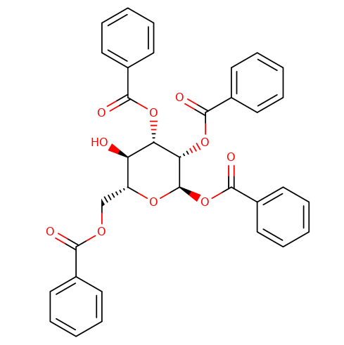 56994-11-7, 1,2,3,6-四-O-苯甲酰基-a-D-吡喃甘露糖, 1,2,3,6-Tetra-O-benzoyl-a-D-mannopyranose, Cas:56994-11-7